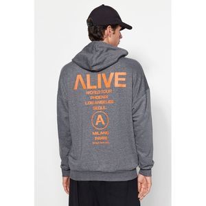 NWT Trendyol Men Oversize Hood Knitted Sweatshirt